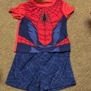 Spiderman Red and Blue Kids Pajama Set